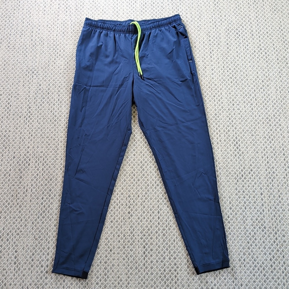 Pro Player Men's Jogger Warm-up Cheer‎ Active Pants Blue Size L Moisture Wicking